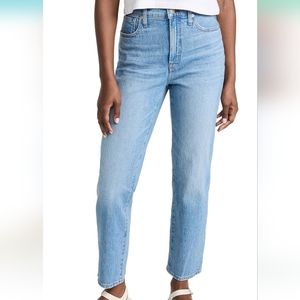 NWT Madewell The Perfect Vintage Straight Jean - Size 25